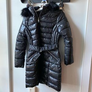 Kenneth Cole Winter Puffer Coat Jacket, Shiny
